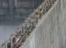 Agglos banchés et armature de chainage.