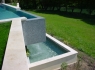 Piscine à débordement.
