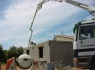 Extention de villa, coulage plancher.